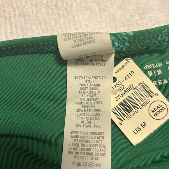 Aerie Green Floral Unlined Underwire Bottom
Bikini Size M - Picture 8 of 10